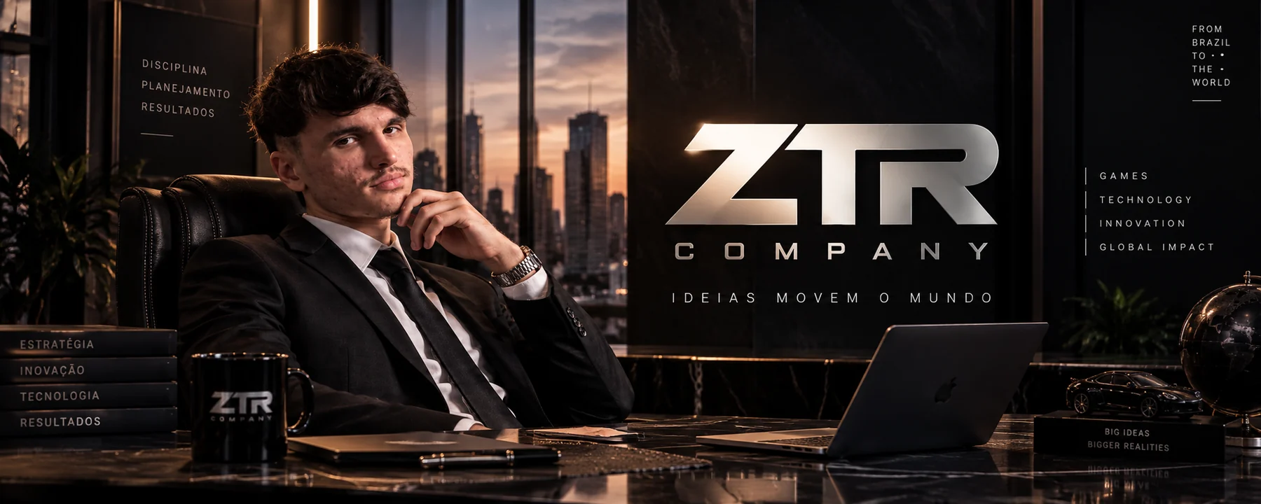 Ambiente visual da ZTR Company