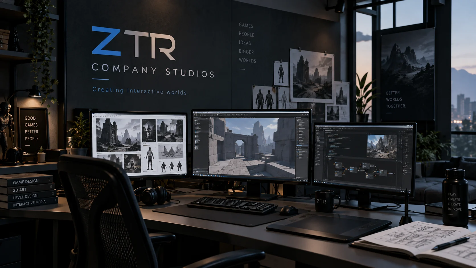 Identidade visual ZTR Company Studios